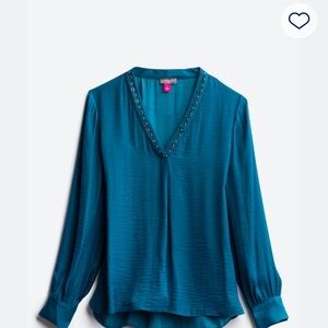 Vince Camuto Carry Shiny Blouse